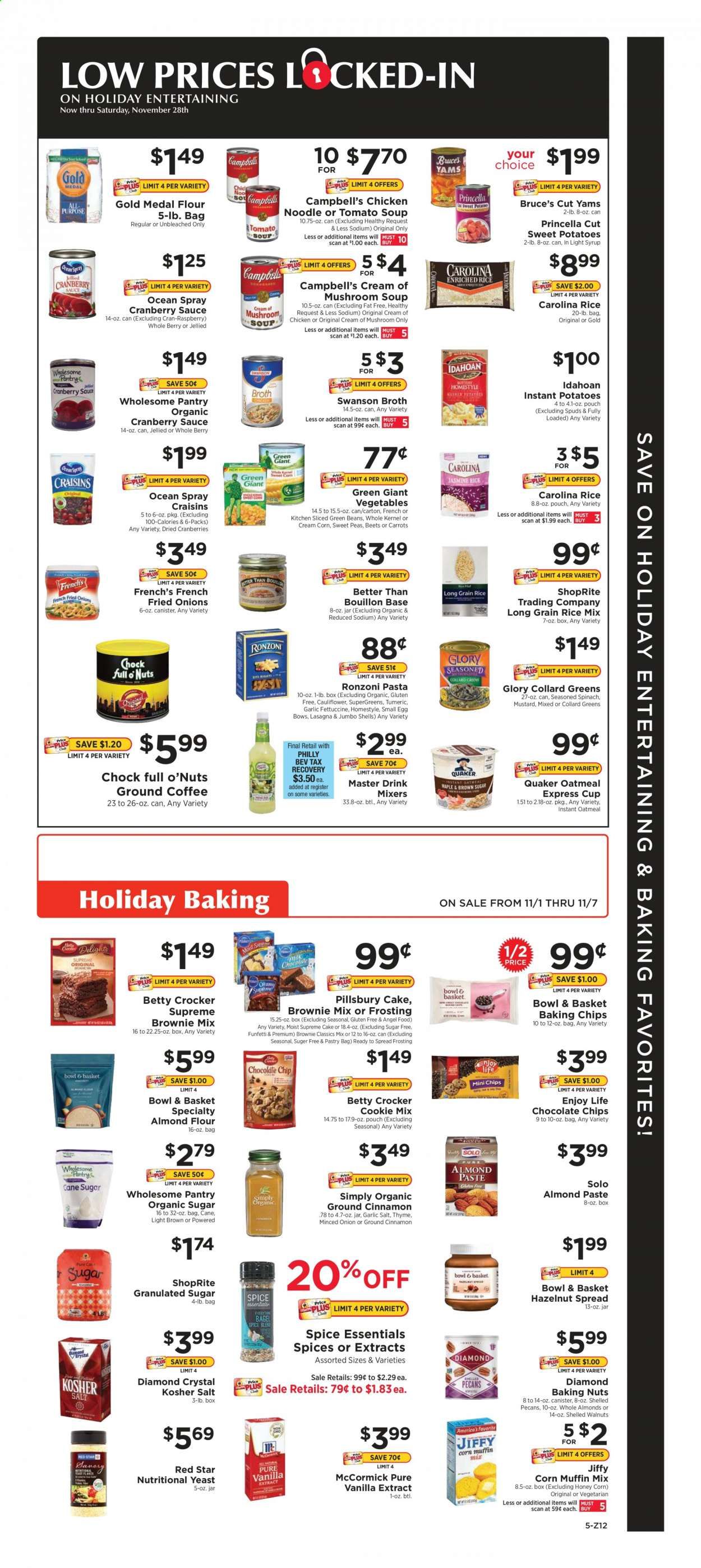 ShopRite (CT, DE, MD, NJ, NY, PA) Weekly Ad Flyer November 1 to November 7