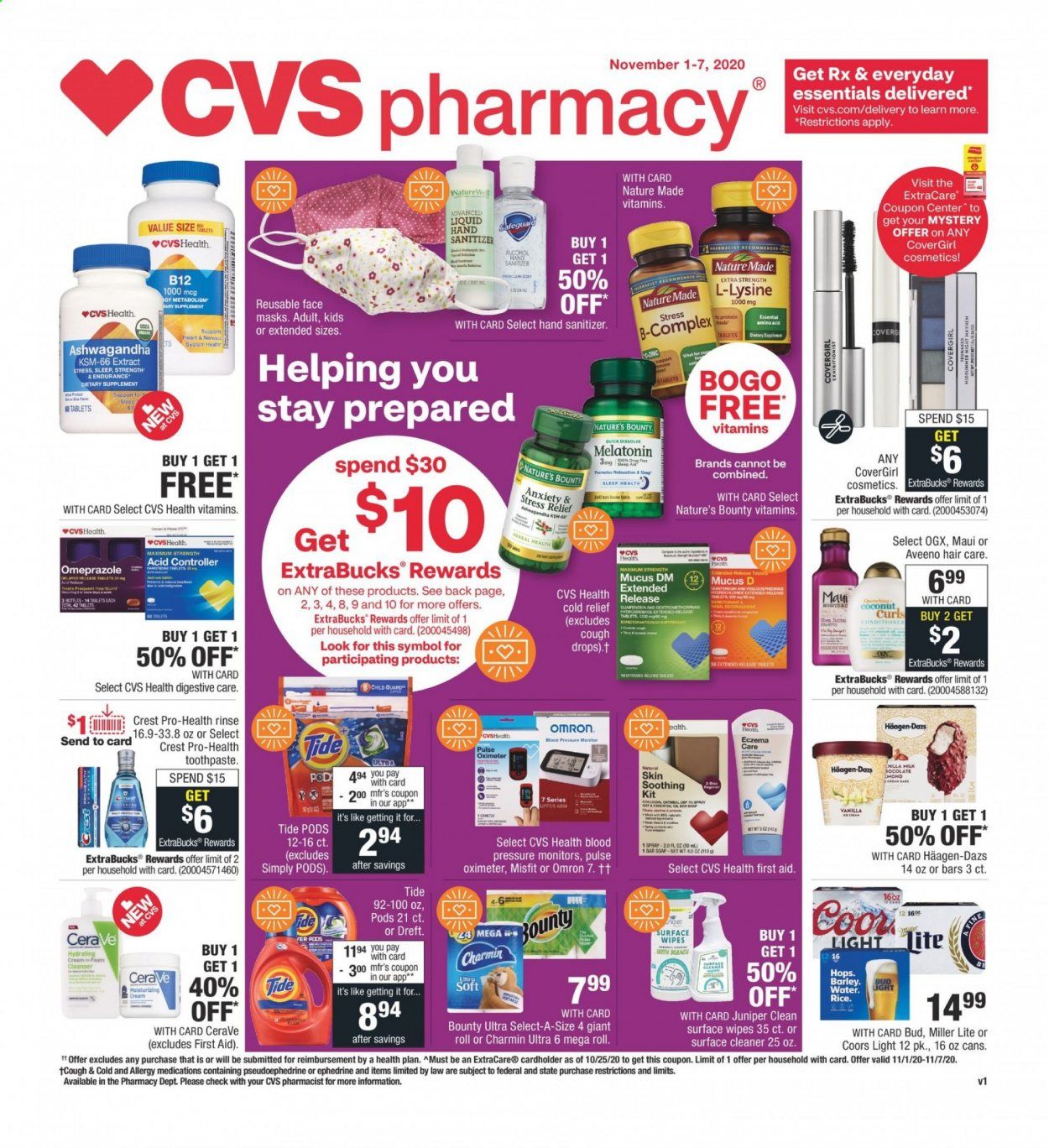 CVS Pharmacy Weekly Ad Flyer November 1 to November 7