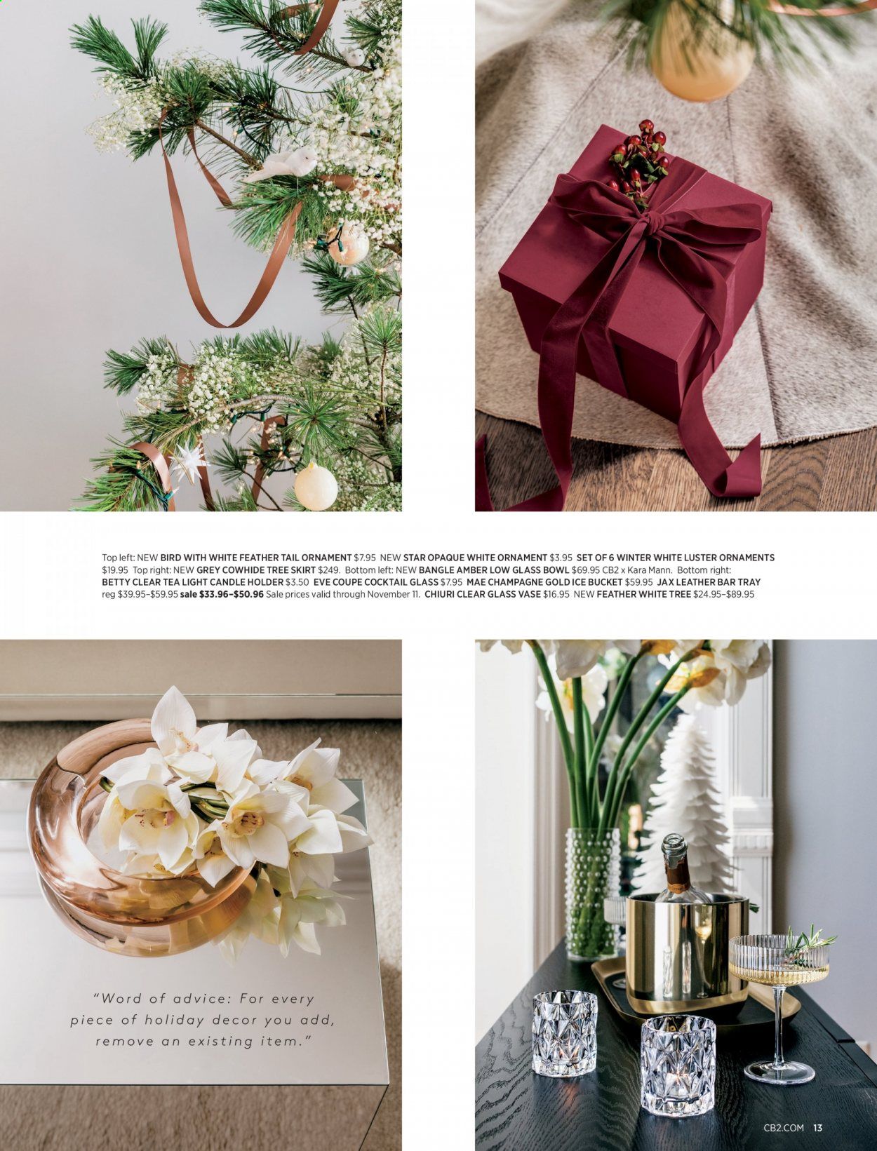 CB2 Weekly Ad Flyer November 1 to November 30