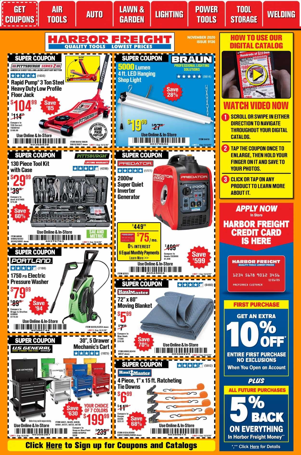 Harbor Freight Weekly Ad Flyer November 1 to November 30