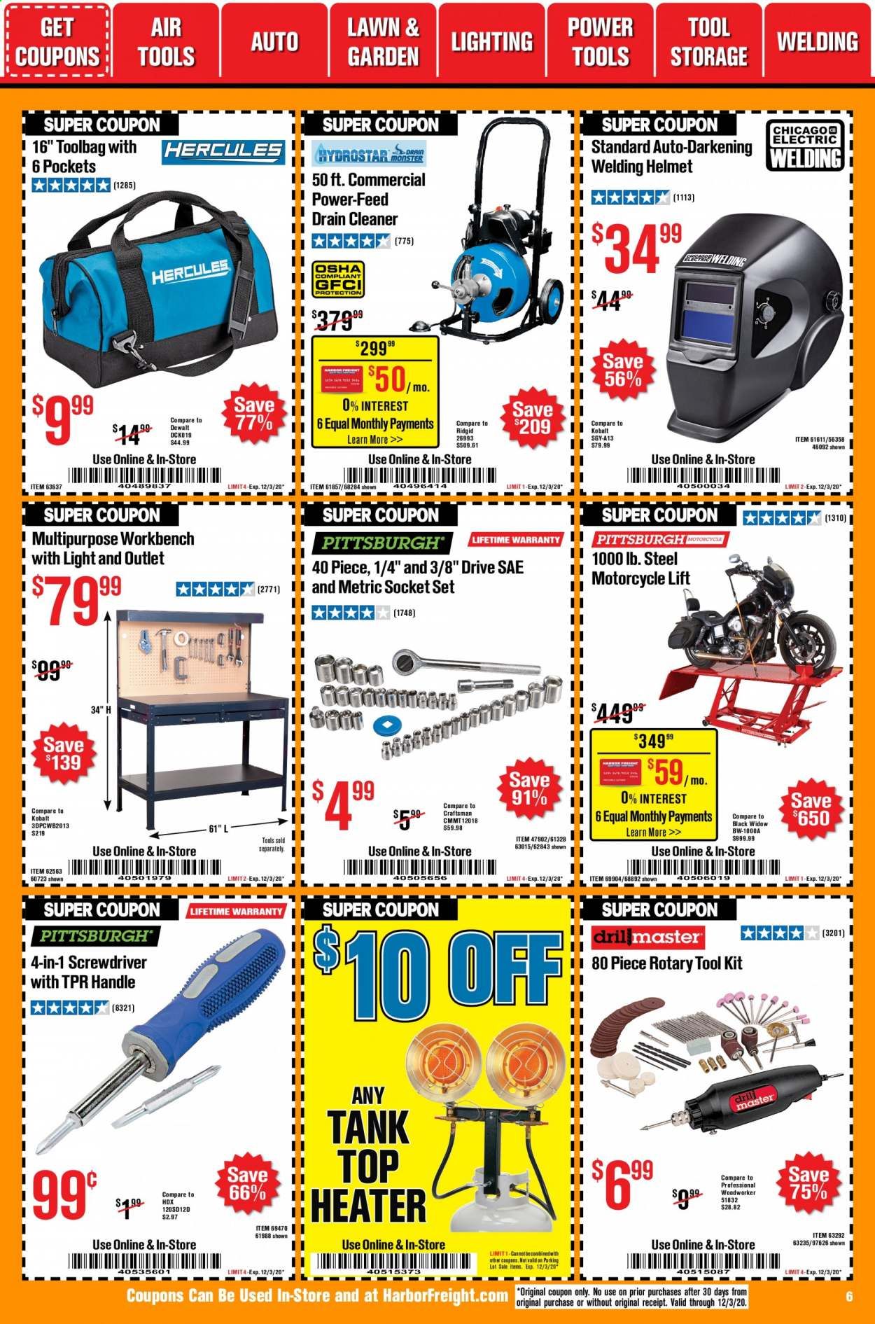 Harbor Freight Weekly Ad Flyer November 1 to November 30