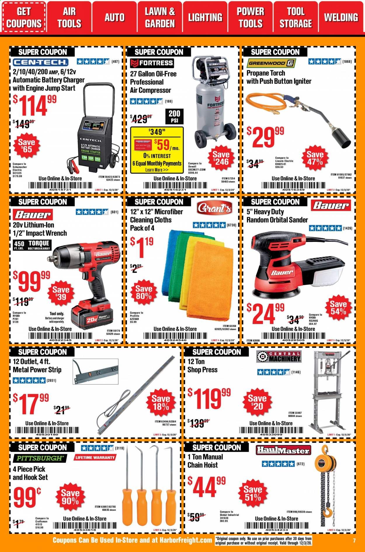 Harbor Freight Weekly Ad Flyer November 1 to November 30