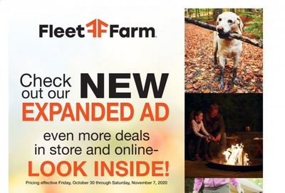 Fleet Farm Weekly Ad Flyer October 30 to November 7