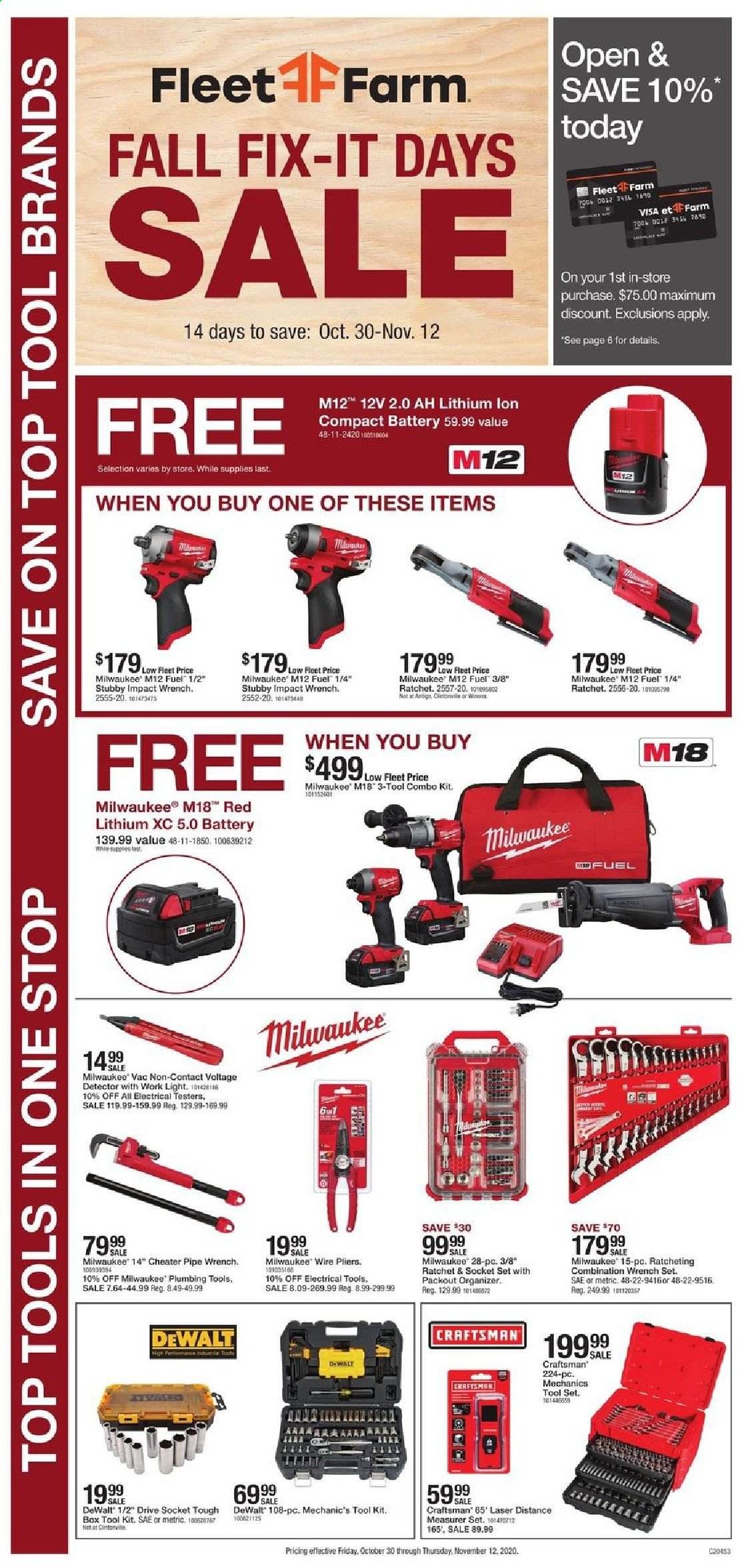 Fleet Farm Weekly Ad Flyer October 30 to November 12