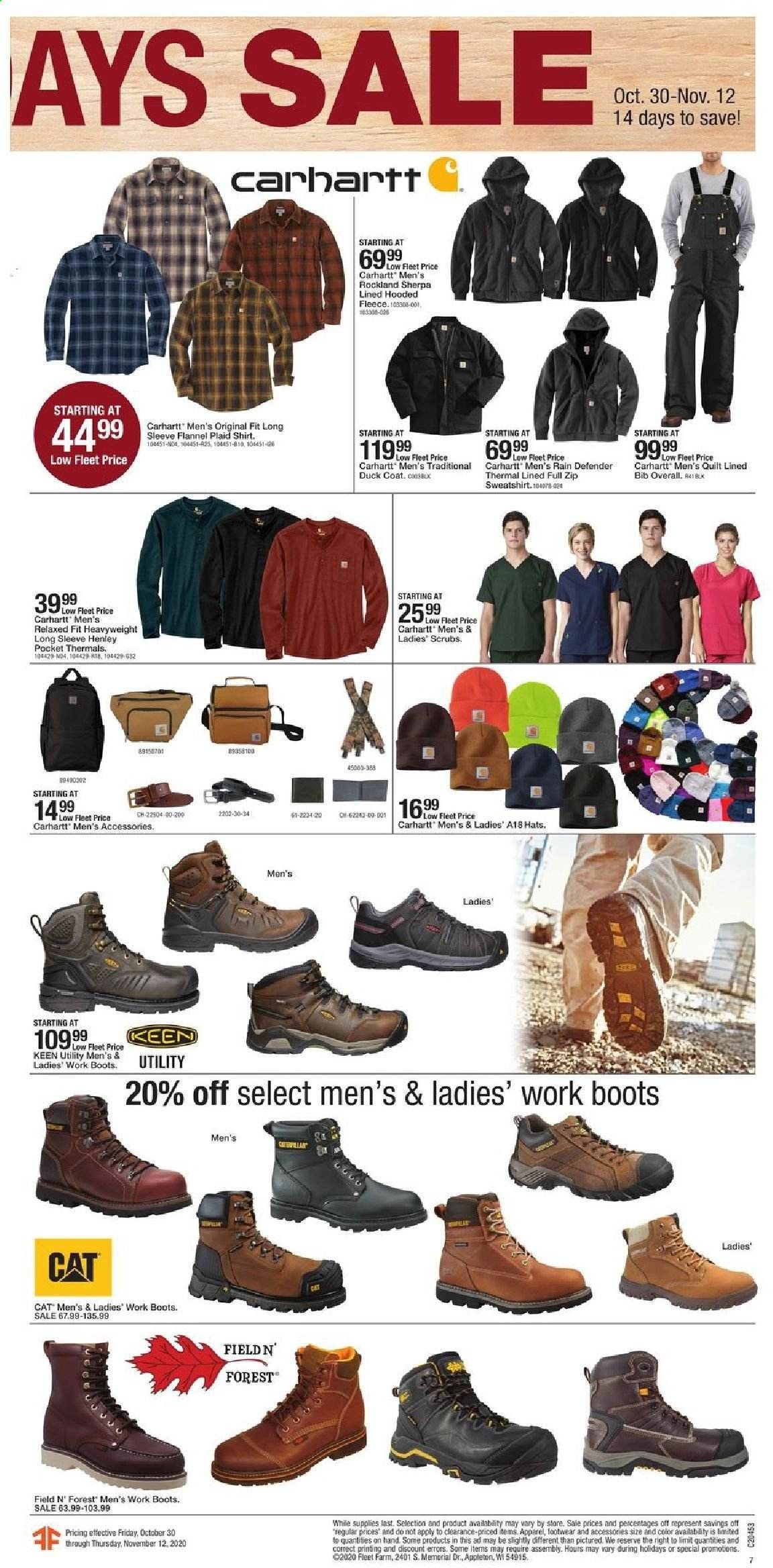 Fleet Farm Weekly Ad Flyer October 30 to November 12