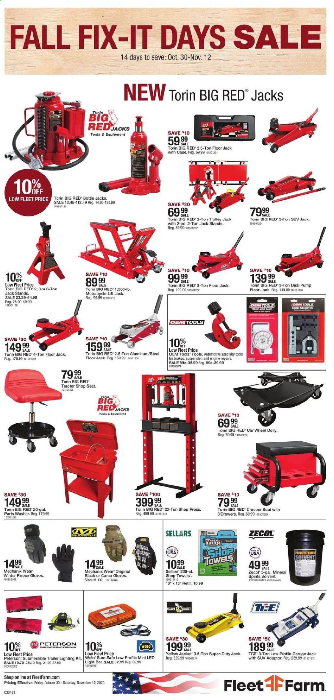 Fleet Farm Weekly Ad Flyer October 30 to November 12