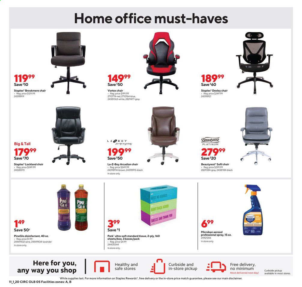 Staples Weekly Ad Flyer November 1 to November 7