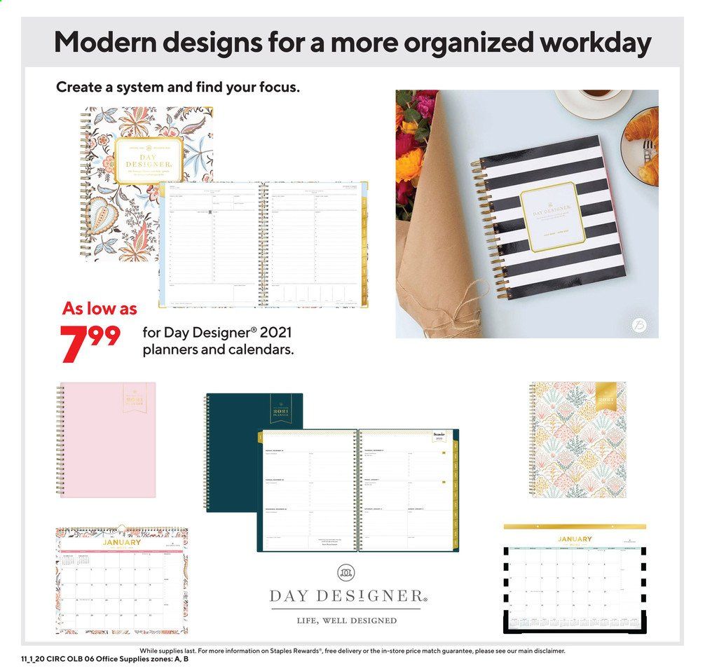 Staples Weekly Ad Flyer November 1 to November 7