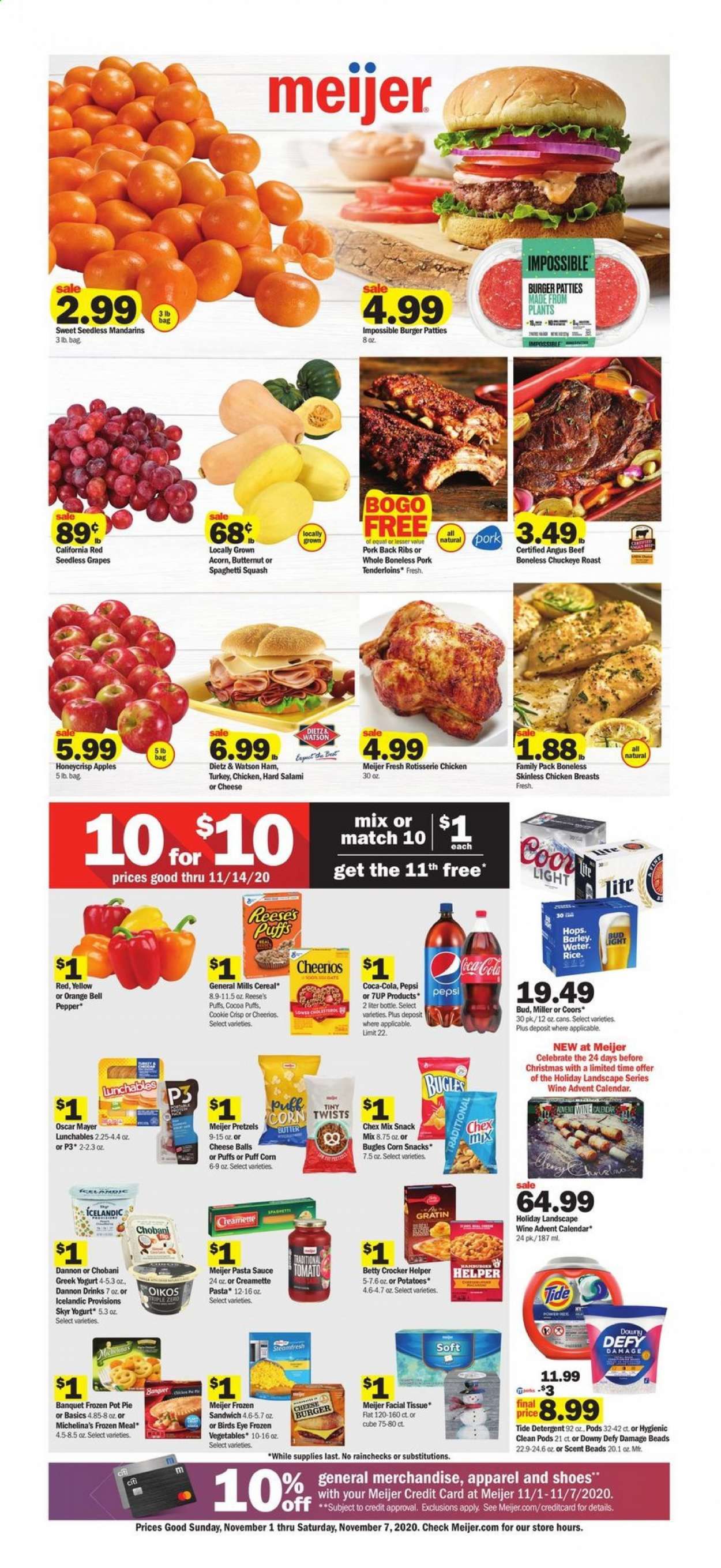 Meijer (WI) Weekly Ad Flyer November 1 to November 7