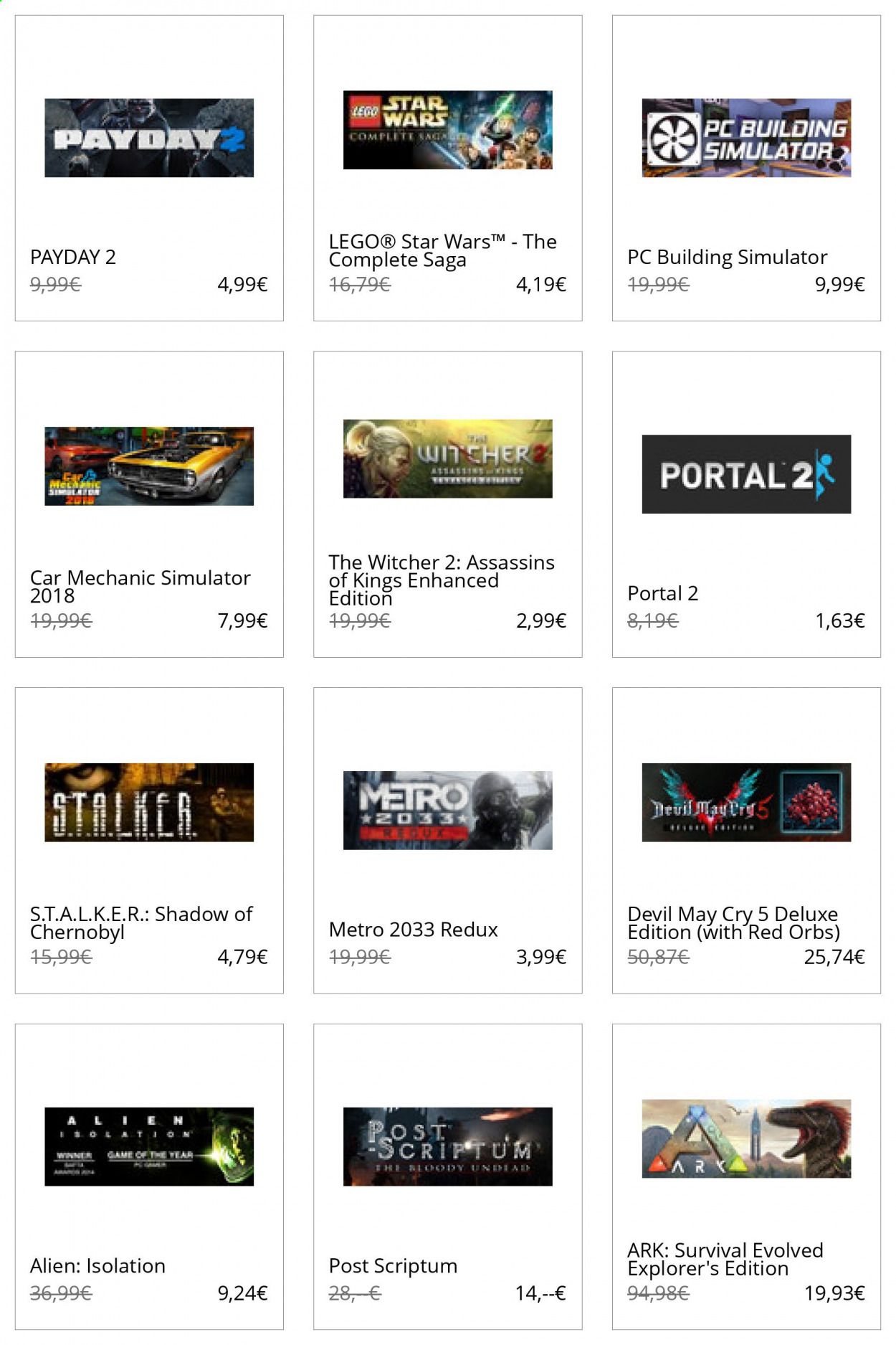 Steam Weekly Ad Flyer November 1 to November 8