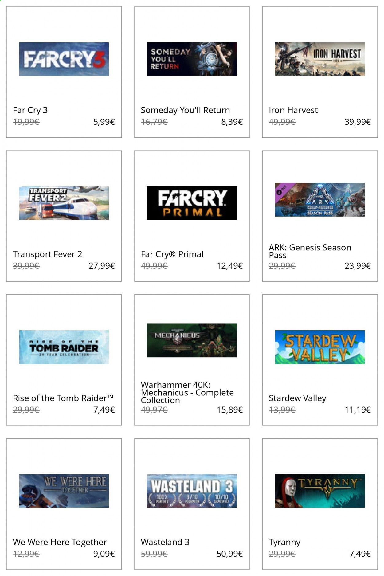 Steam Weekly Ad Flyer November 1 to November 8