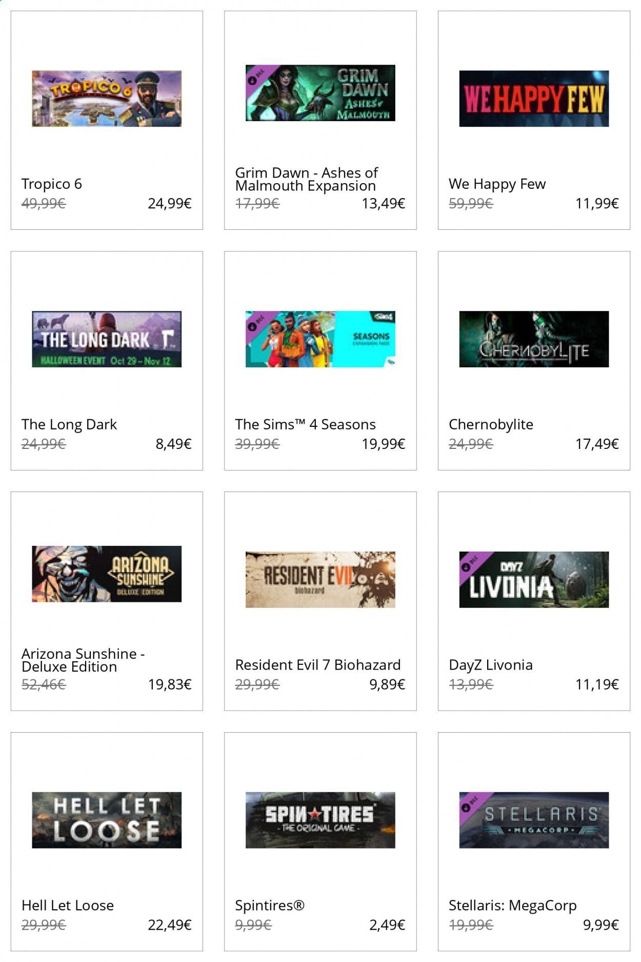 Steam Weekly Ad Flyer November 1 to November 8