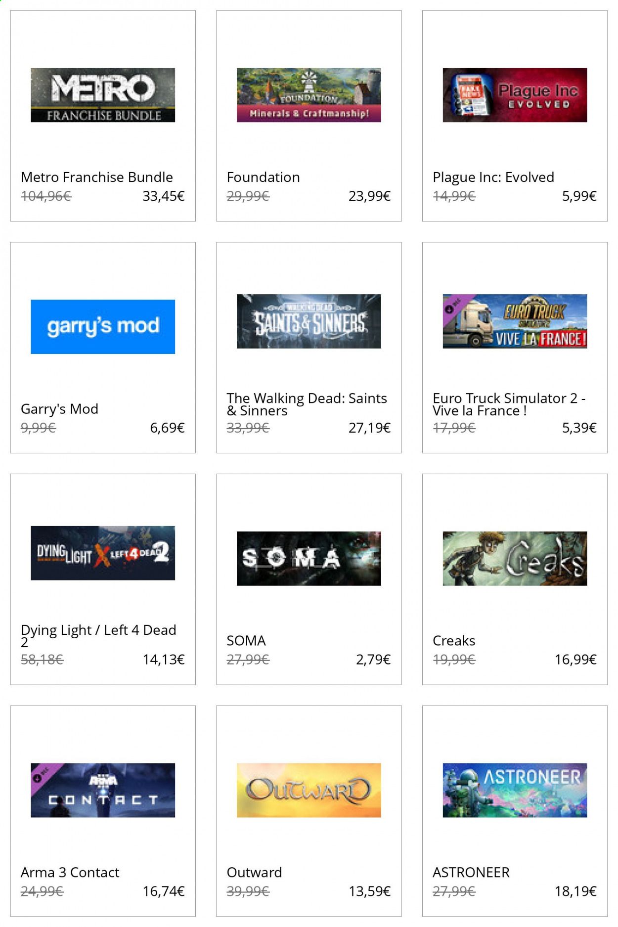 Steam Weekly Ad Flyer November 1 to November 8