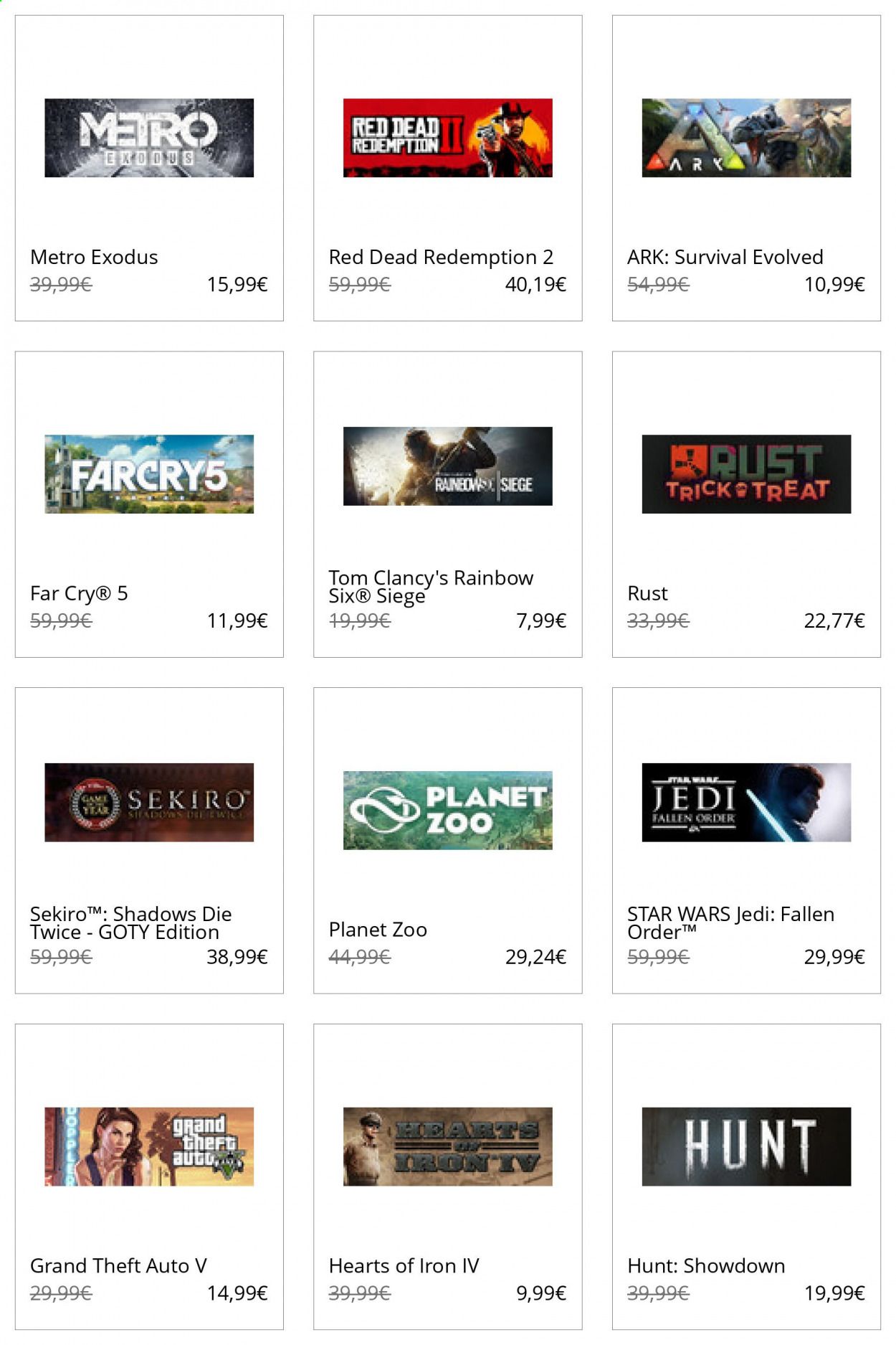 Steam Weekly Ad Flyer November 1 to November 8