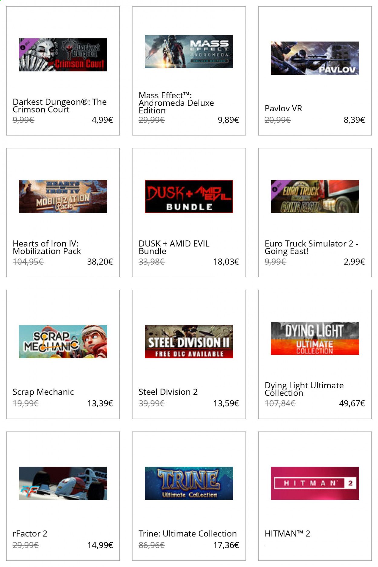 Steam Weekly Ad Flyer November 1 to November 8