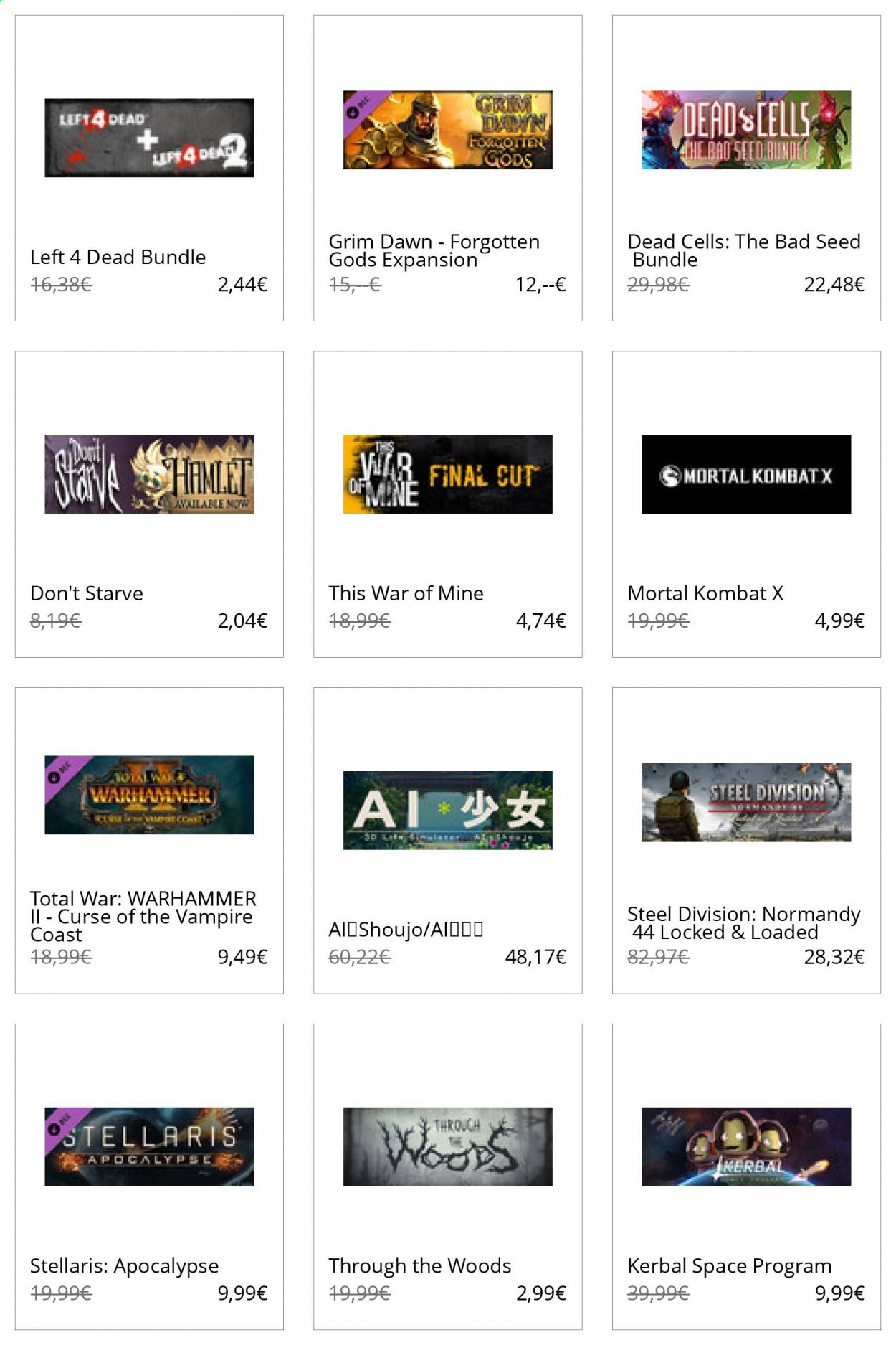 Steam Weekly Ad Flyer November 1 to November 8