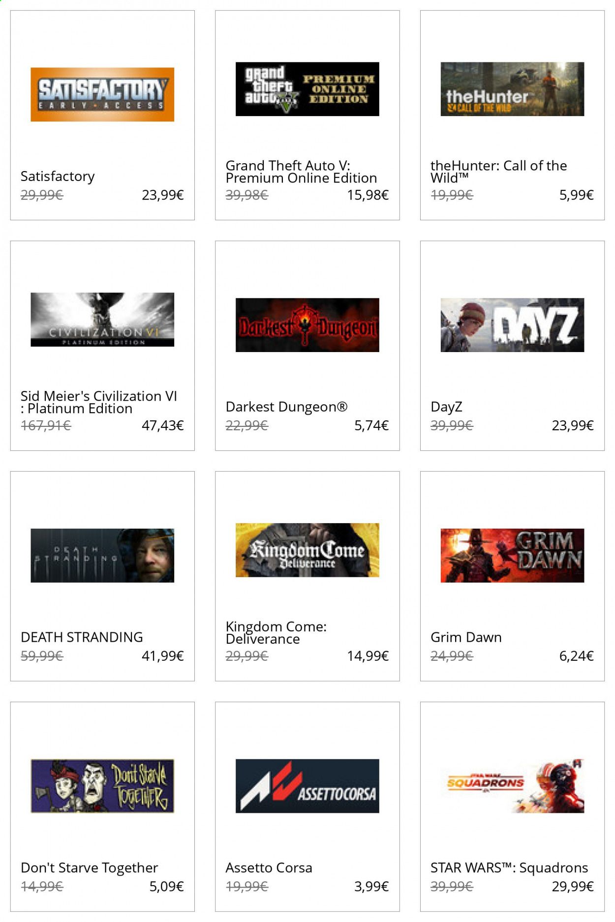 Steam Weekly Ad Flyer November 1 to November 8