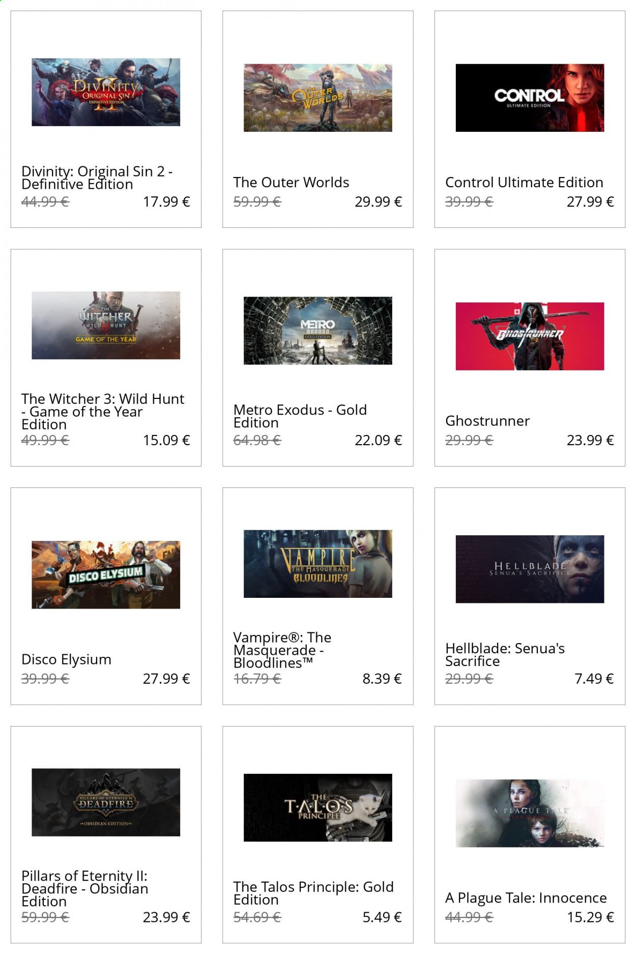 GOG Weekly Ad Flyer November 1 to November 8
