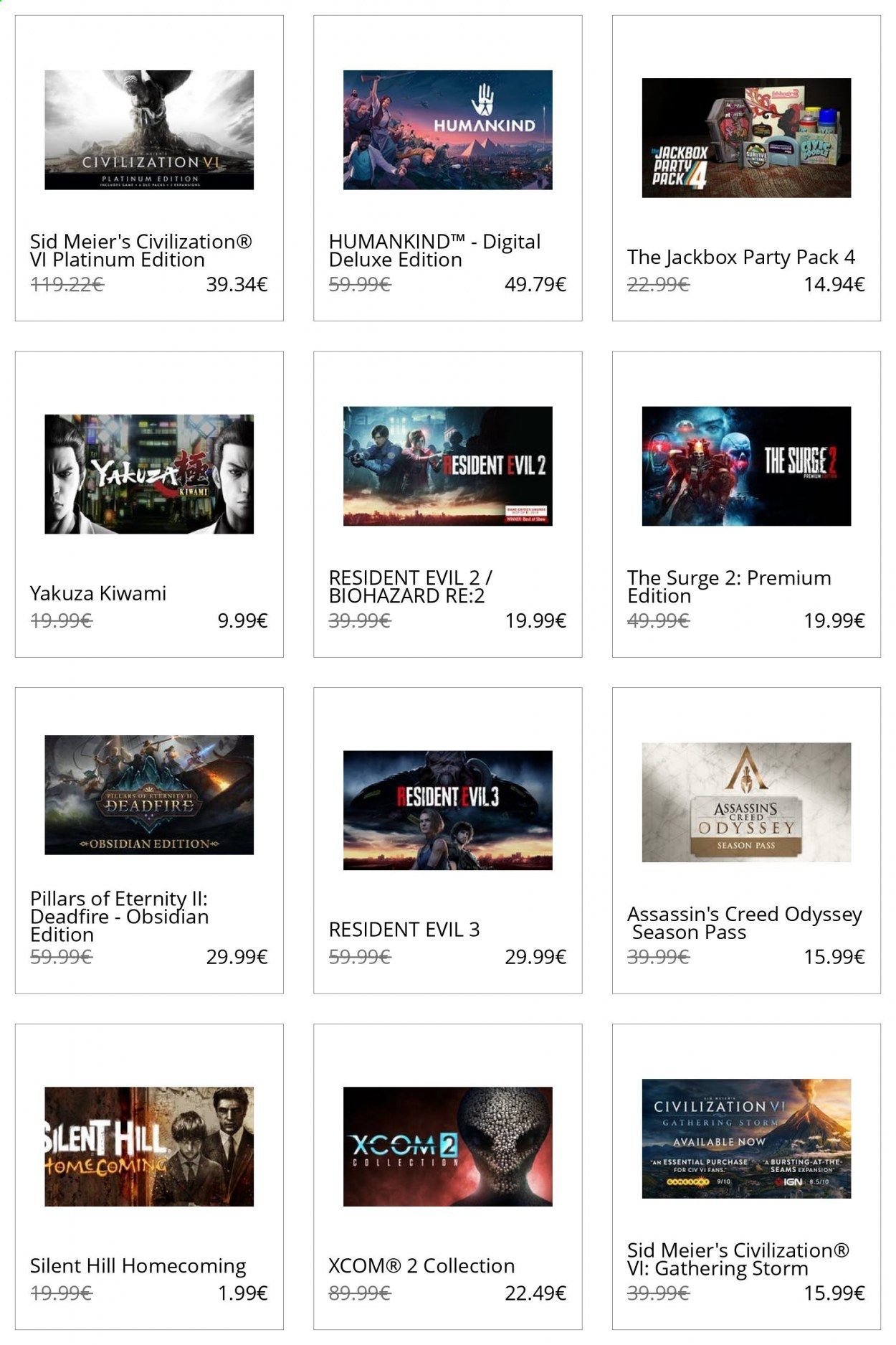 Humble Bundle Weekly Ad Flyer November 1 to November 8