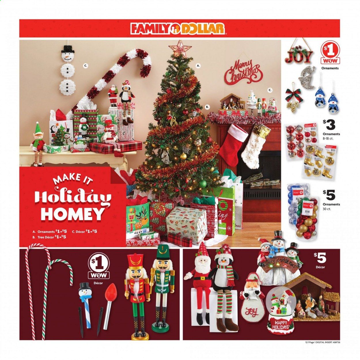 Family Dollar Weekly Ad Flyer November 1 to November 7