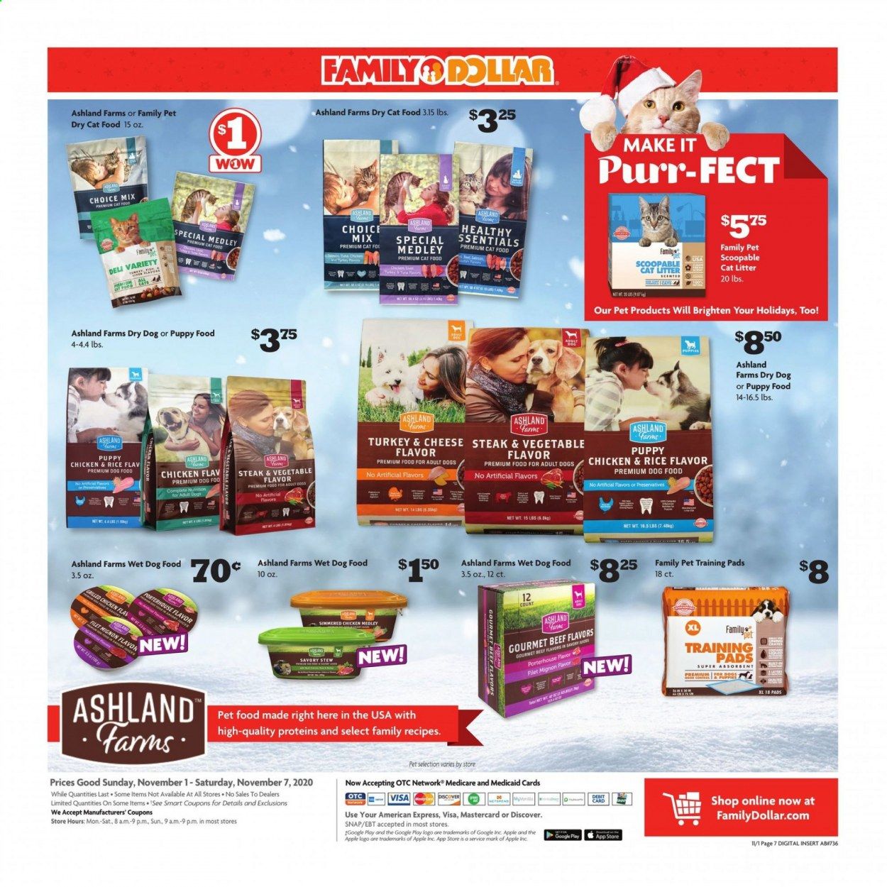 Family Dollar Weekly Ad Flyer November 1 to November 7