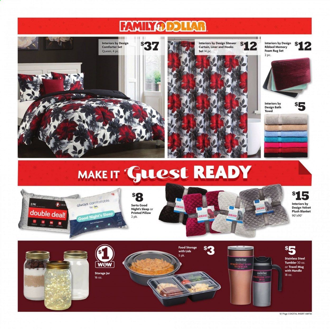 Family Dollar Weekly Ad Flyer November 1 to November 7