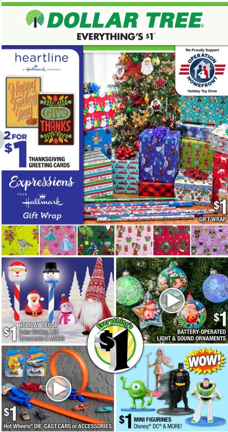 Dollar Tree Weekly Ad Flyer November 1 to November 14