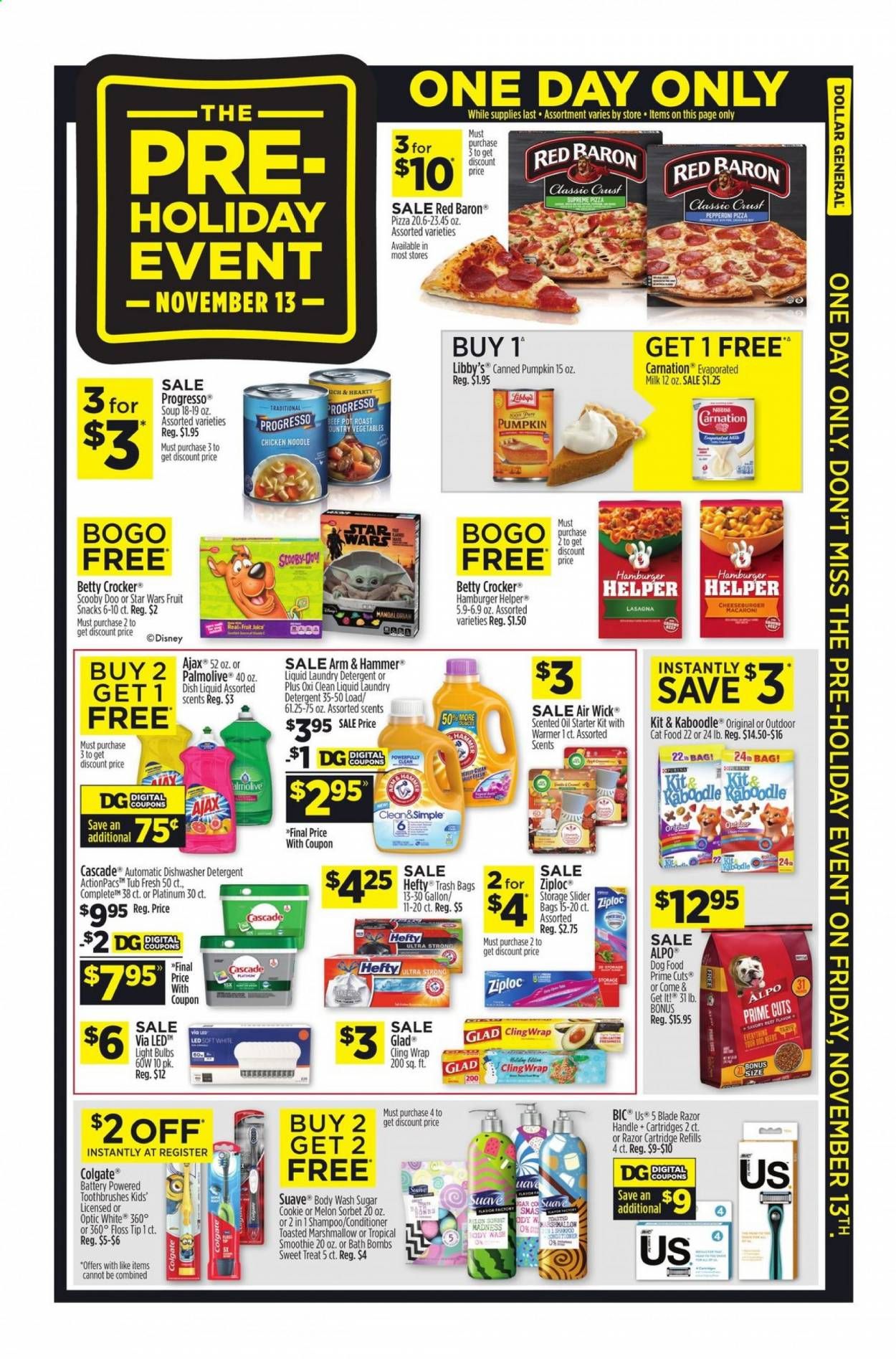 Dollar General Weekly Ad Flyer November 13 to November 13