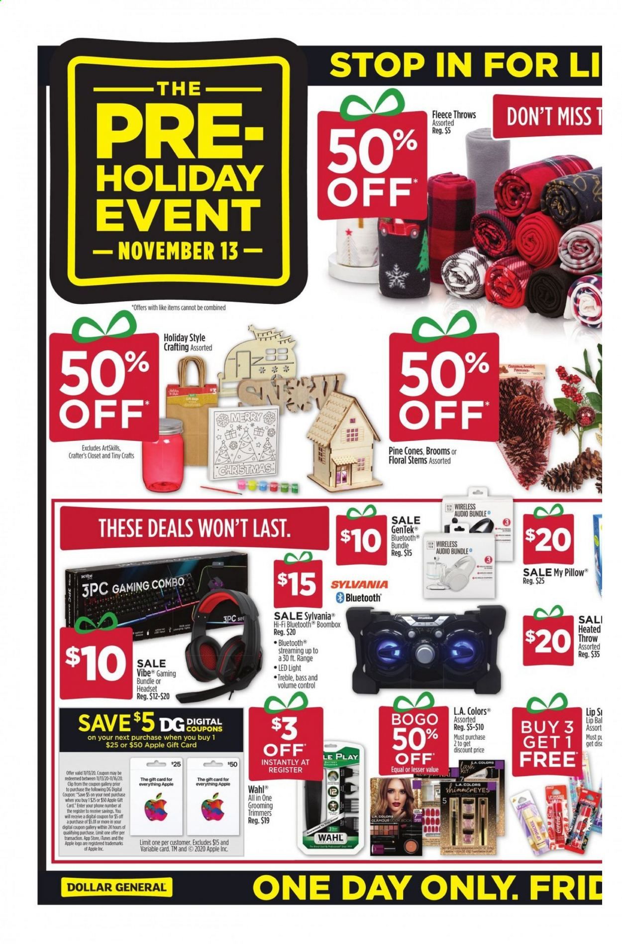 Dollar General Weekly Ad Flyer November 13 to November 13