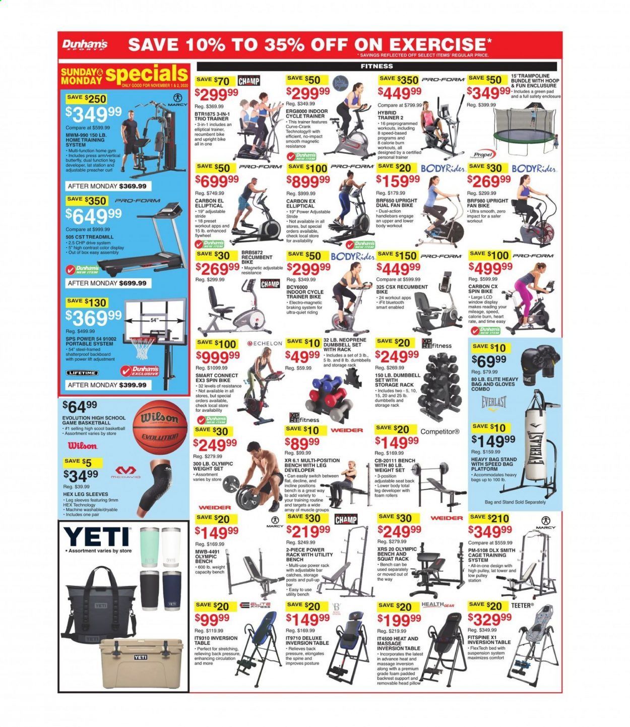 Dunham's Sports Weekly Ad Flyer October 31 to November 5