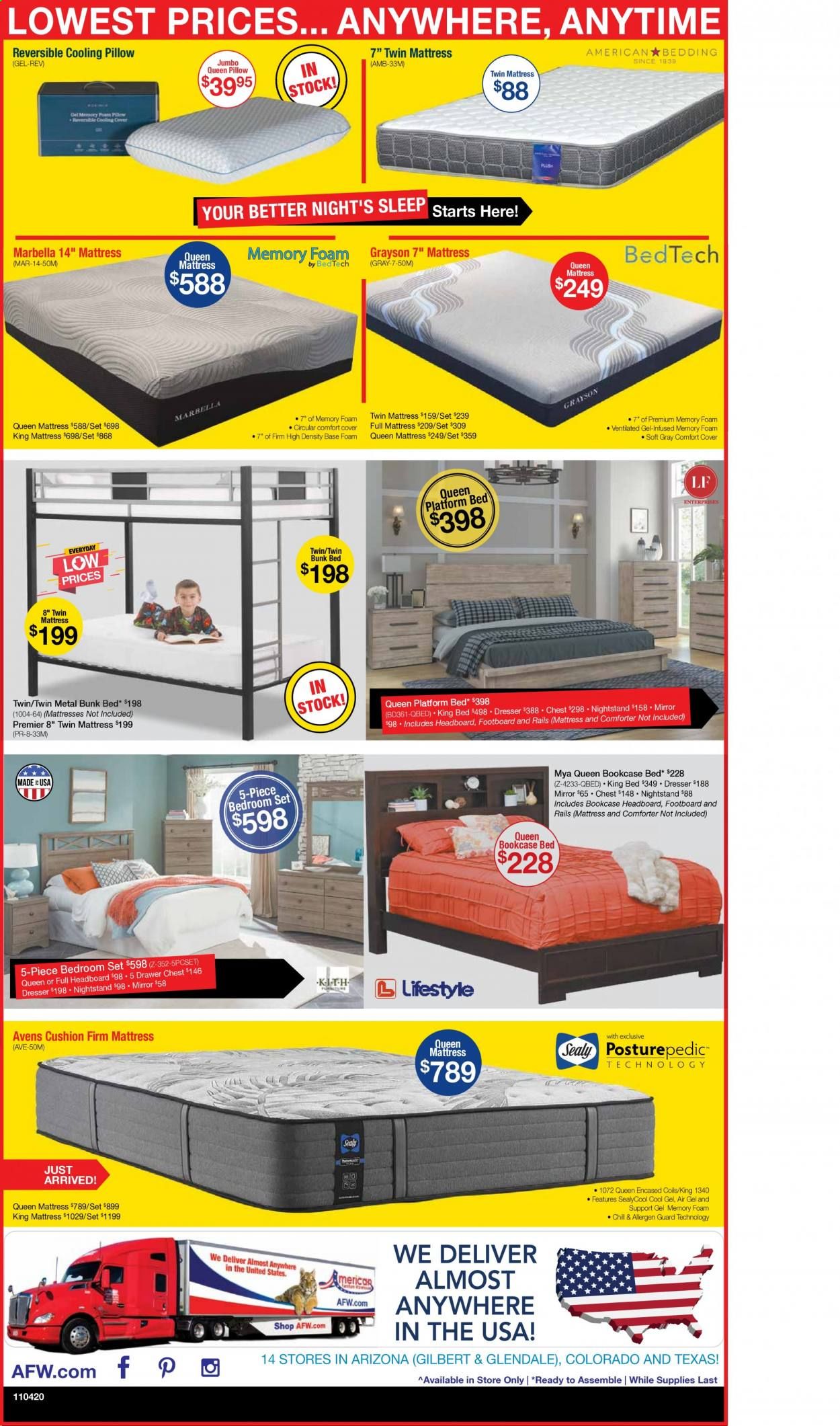 American Furniture Warehouse (AZ) Weekly Ad Flyer November 1 to November 7