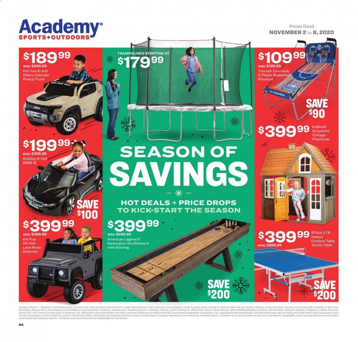 Academy Sports Weekly Ad Flyer November 2 to November 8