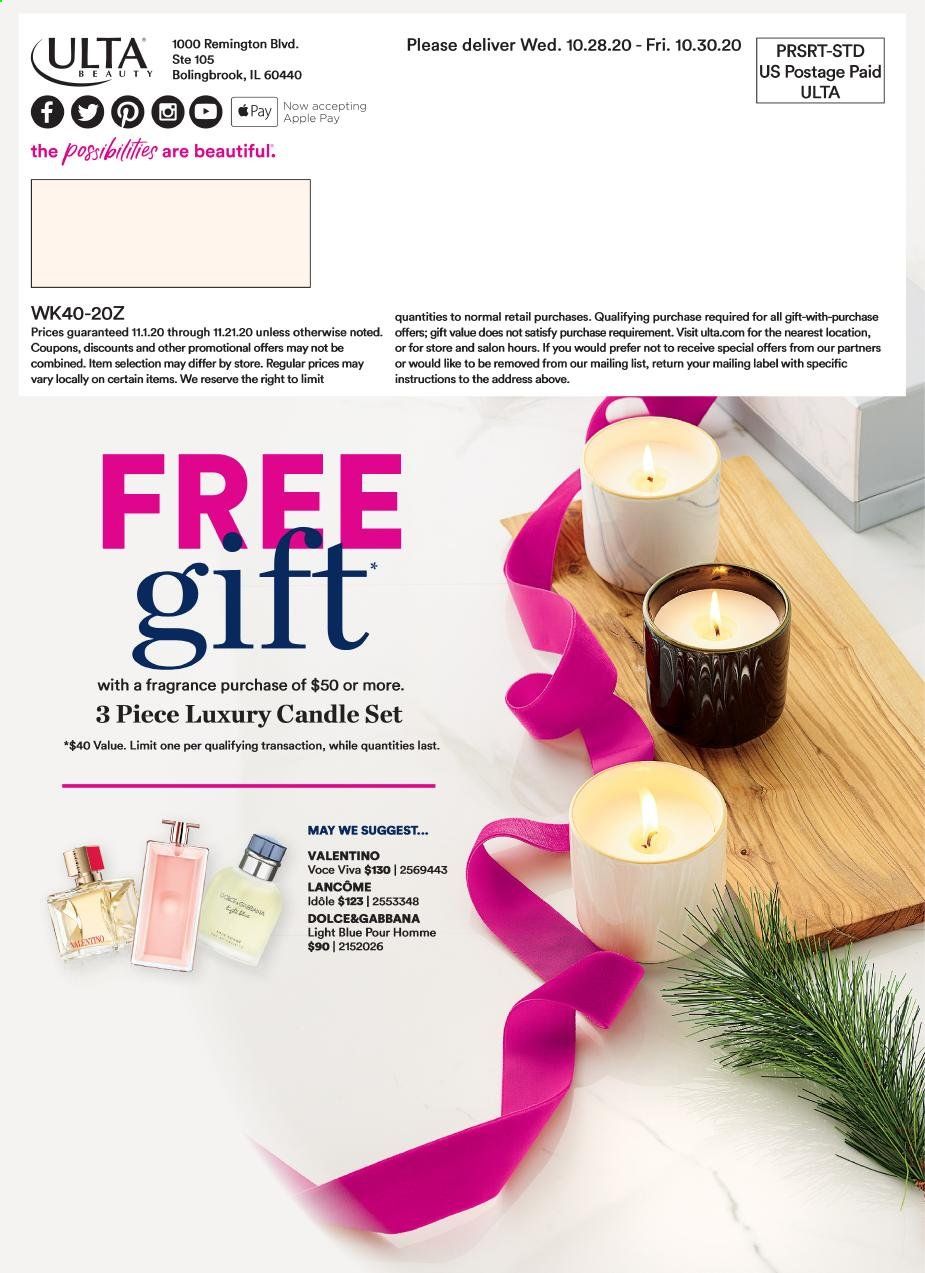 Ulta Beauty Weekly Ad Flyer November 1 to November 21