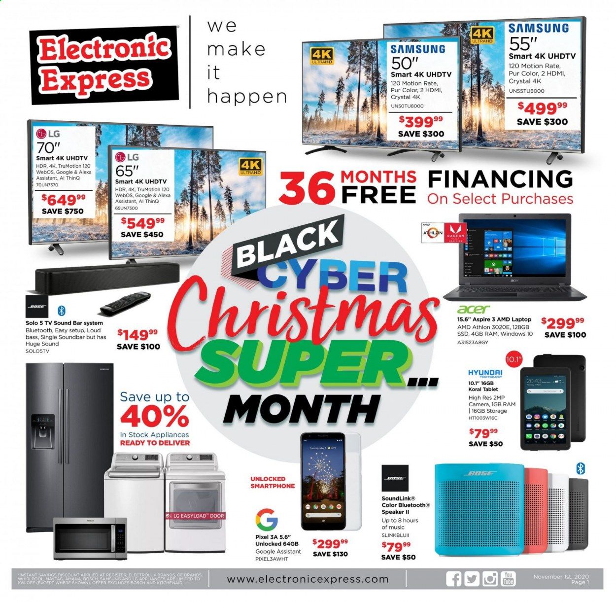 Electronic Express Weekly Ad Flyer November 1 to November 7