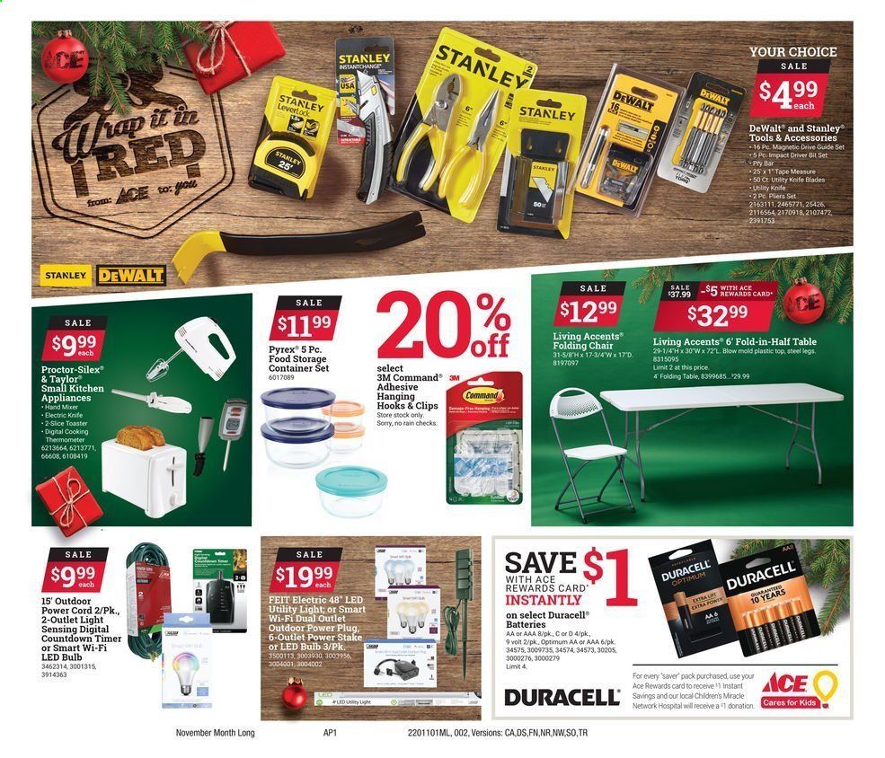 ACE Hardware Weekly Ad Flyer November 1 to November 30