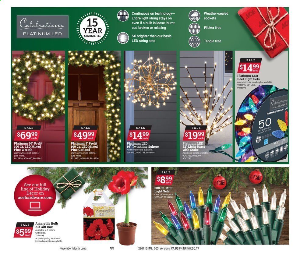 ACE Hardware Weekly Ad Flyer November 1 to November 30