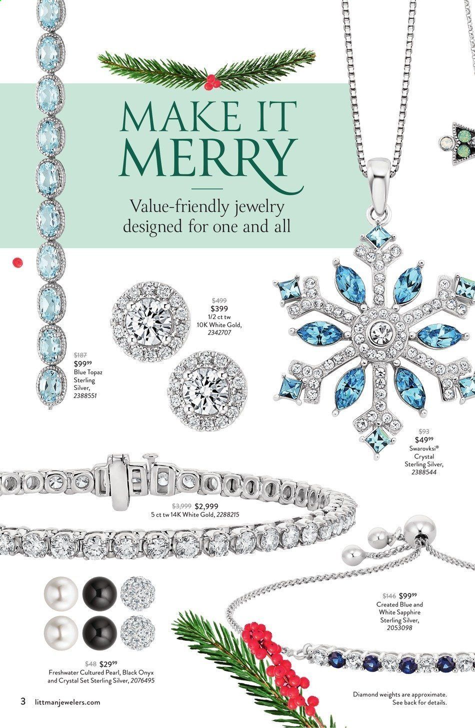 Littman Jewelers Weekly Ad Flyer October 31 to January 5