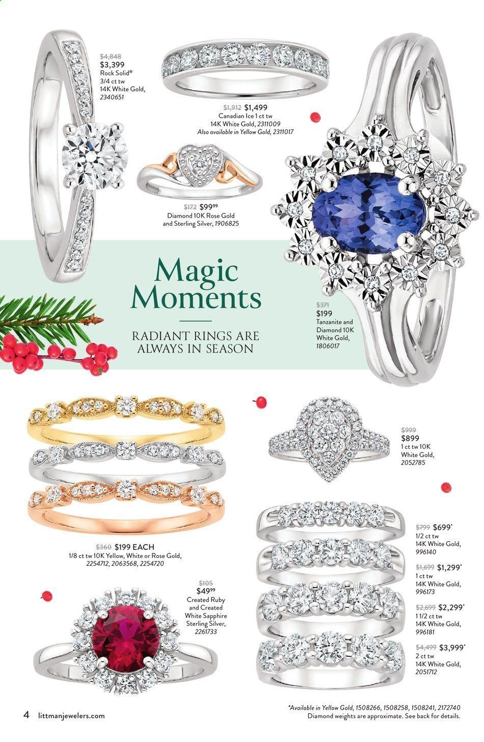 Littman Jewelers Weekly Ad Flyer October 31 to January 5