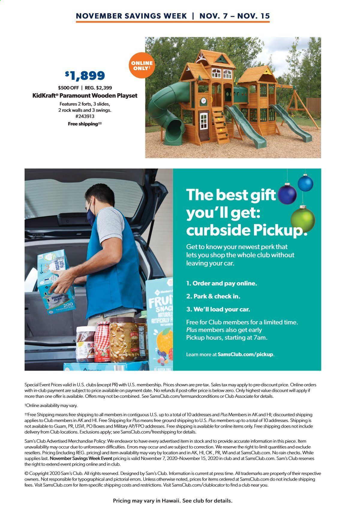 Sam's Club Weekly Ad Flyer November 7 to November 15