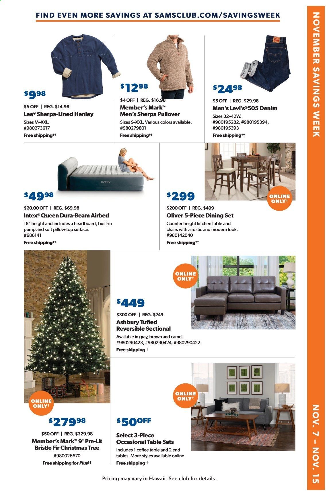 Sam's Club Weekly Ad Flyer November 7 to November 15