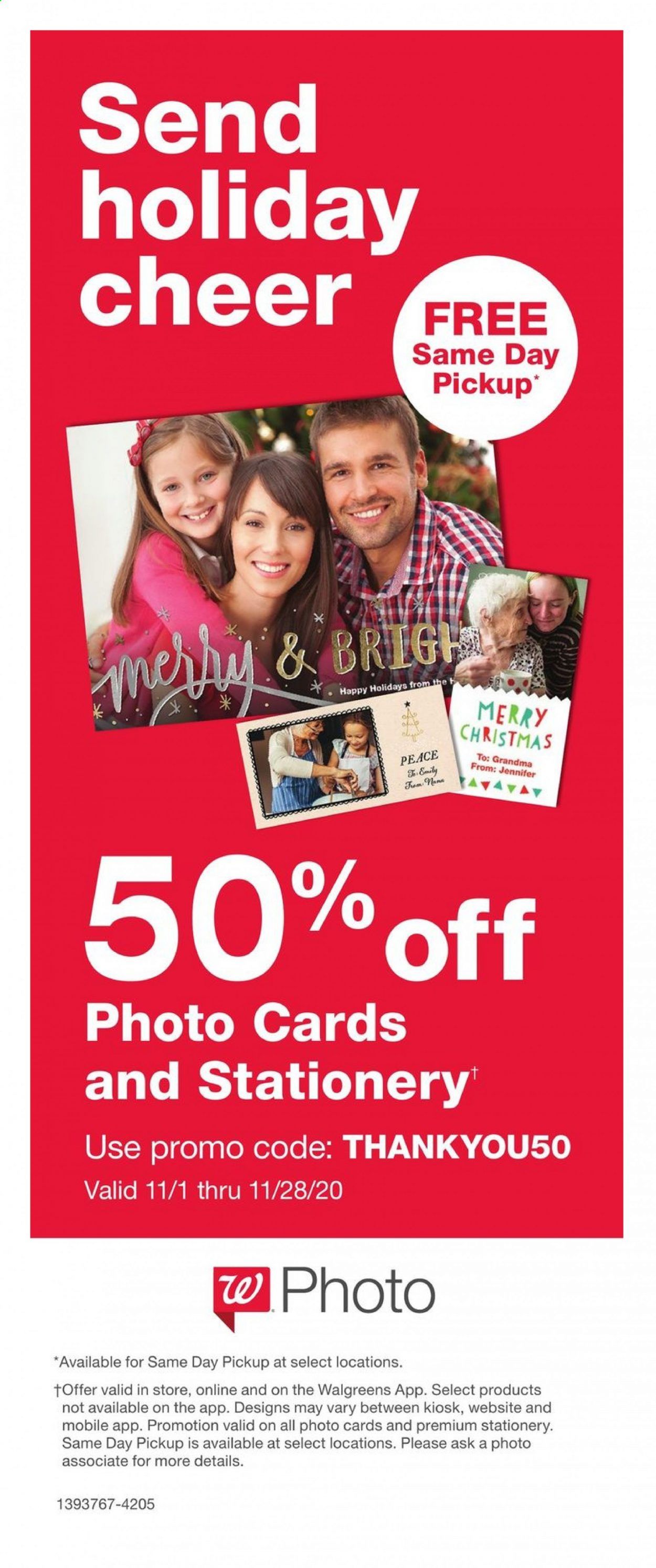 Walgreens Weekly Ad Flyer November 1 to November 28