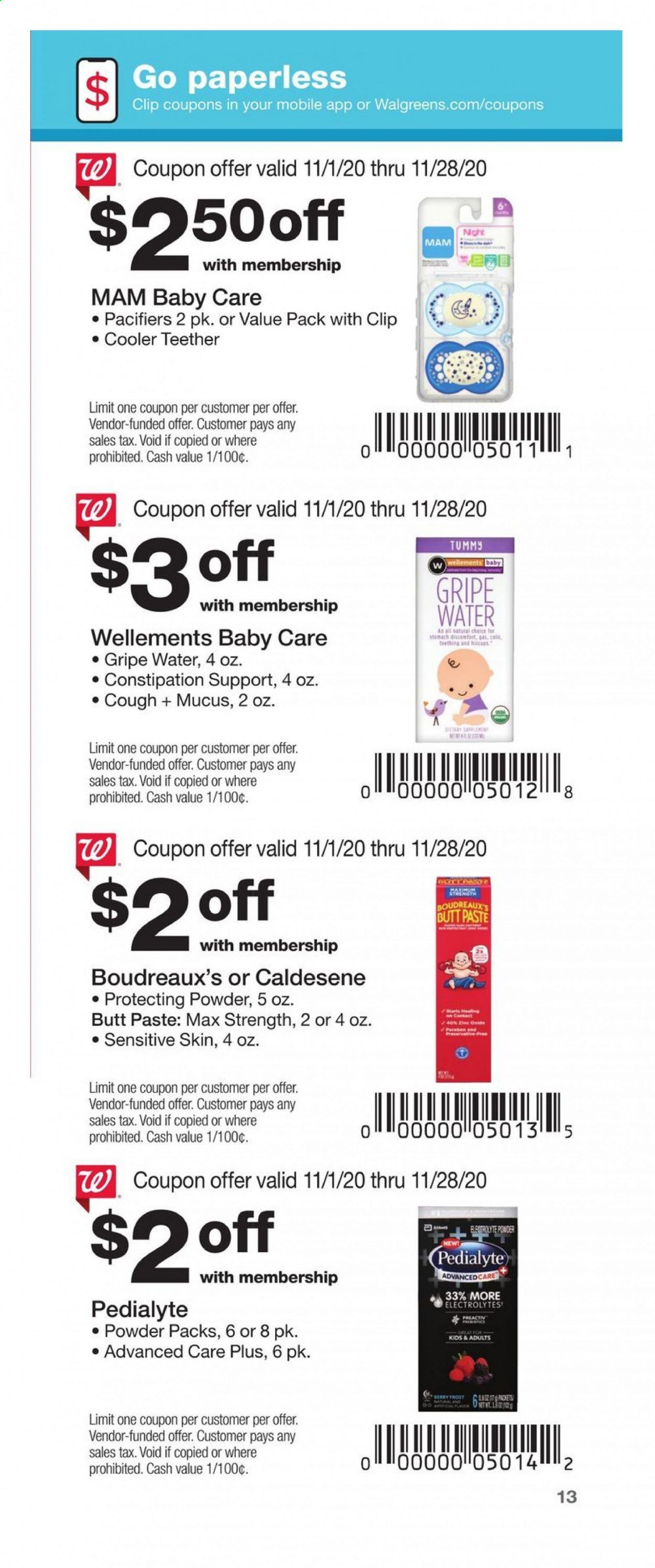 Walgreens Weekly Ad Flyer November 1 to November 28