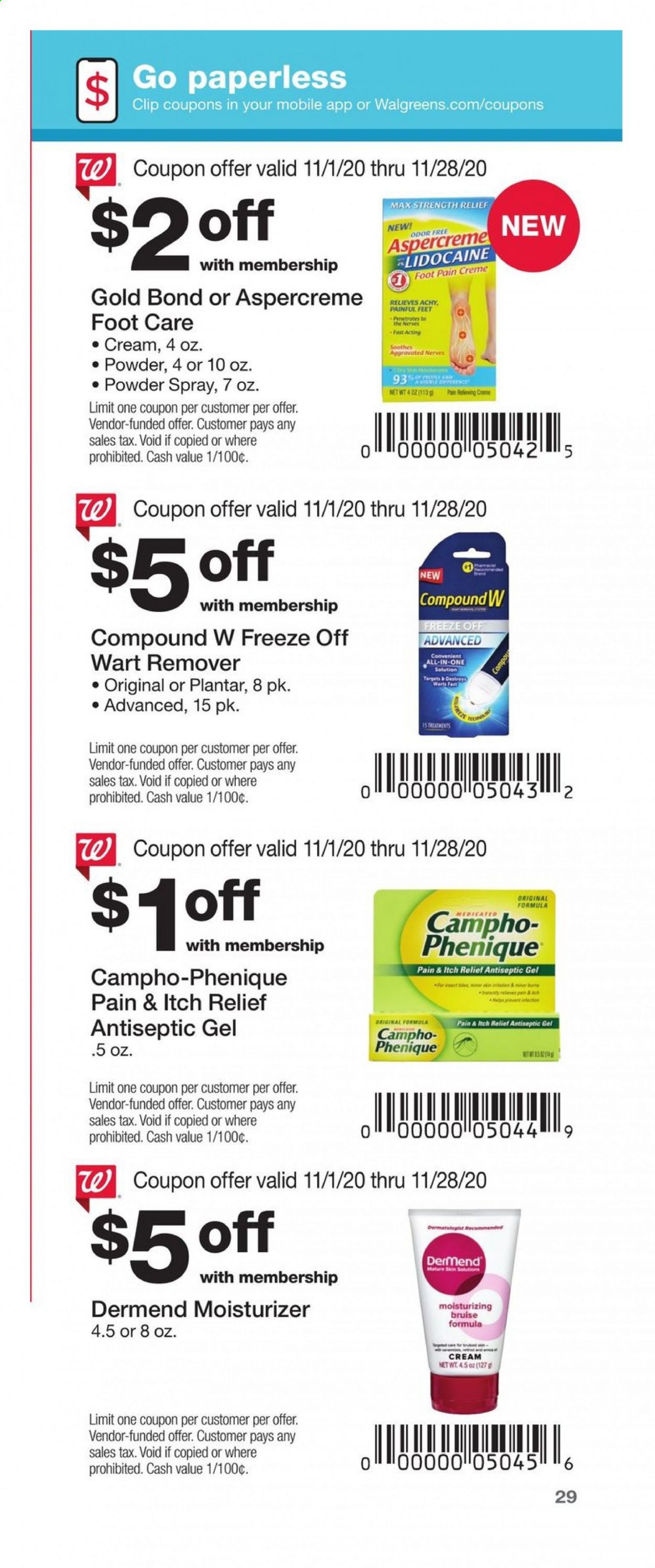 Walgreens Weekly Ad Flyer November 1 to November 28