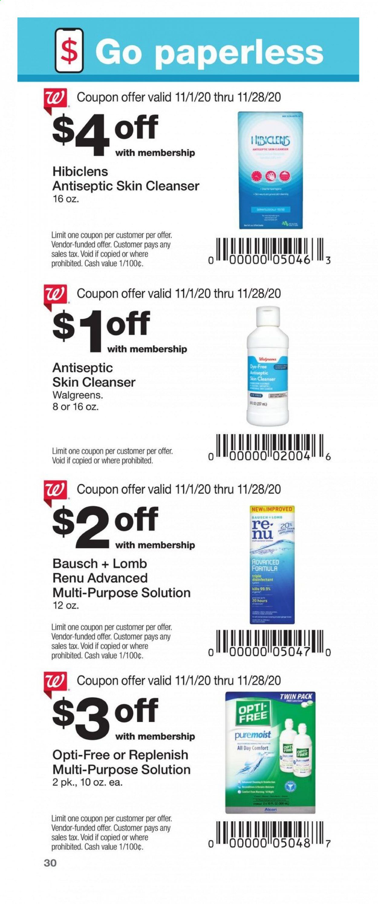 Walgreens Weekly Ad Flyer November 1 to November 28