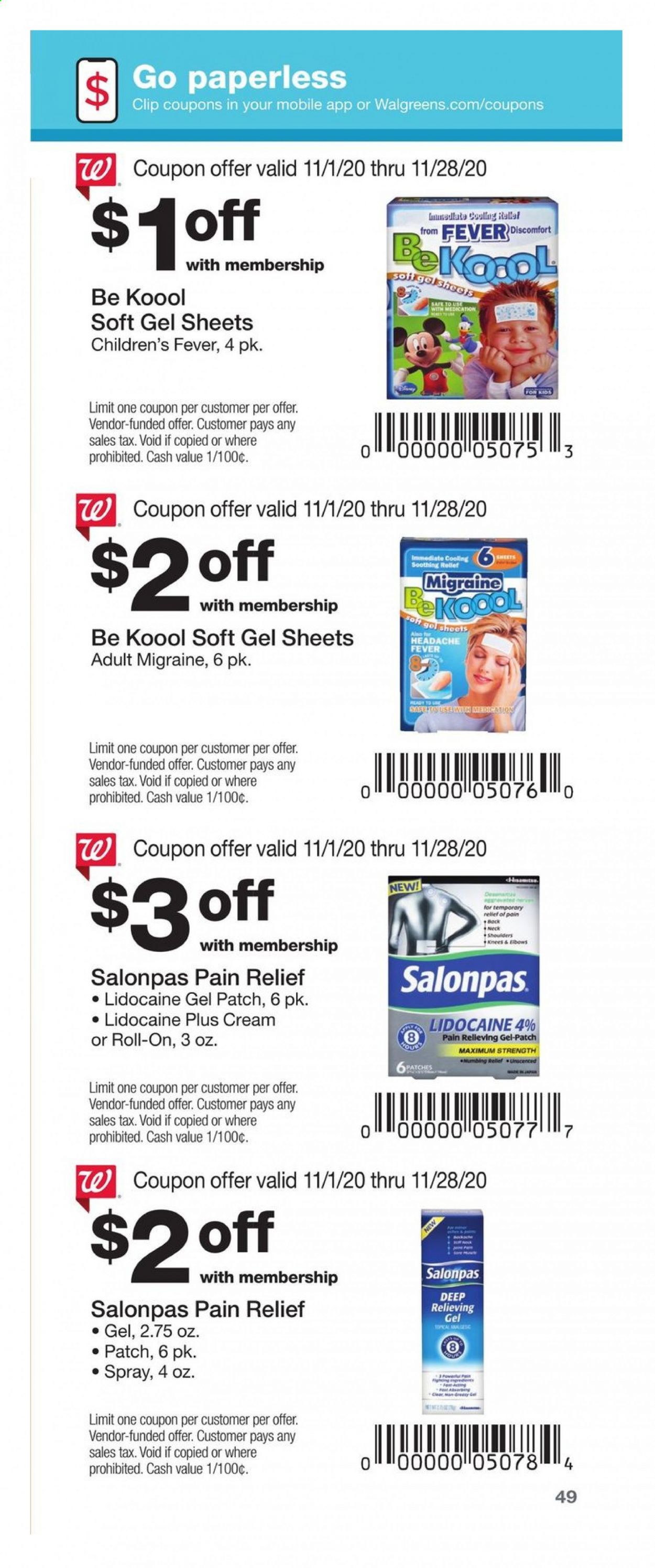 Walgreens Weekly Ad Flyer November 1 to November 28