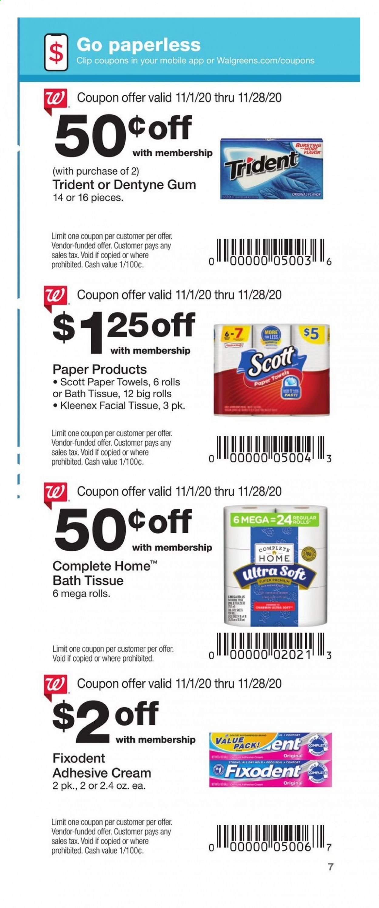 Walgreens Weekly Ad Flyer November 1 to November 28