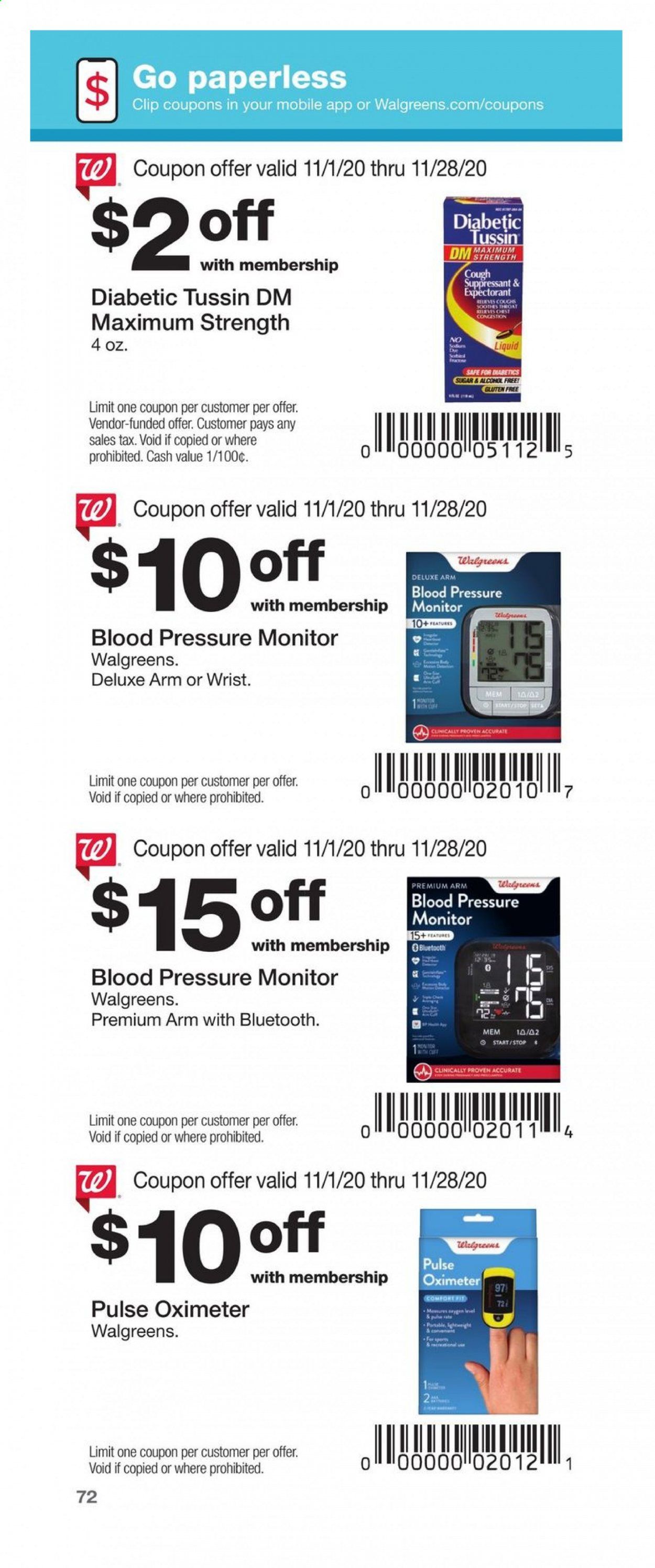 Walgreens Weekly Ad Flyer November 1 to November 28