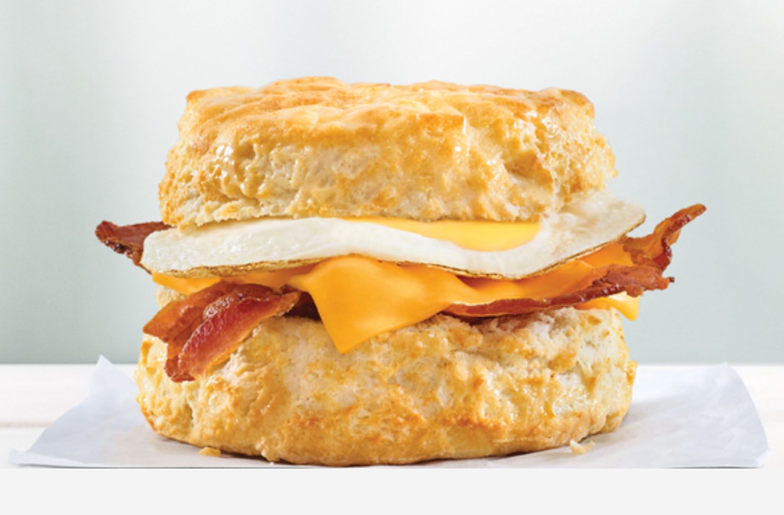 Hardee's Rolls Out New Bacon, Fried Egg & Cheese Biscuit Hardee's Rolls Out New Bacon, Fried Egg & Cheese Biscuit