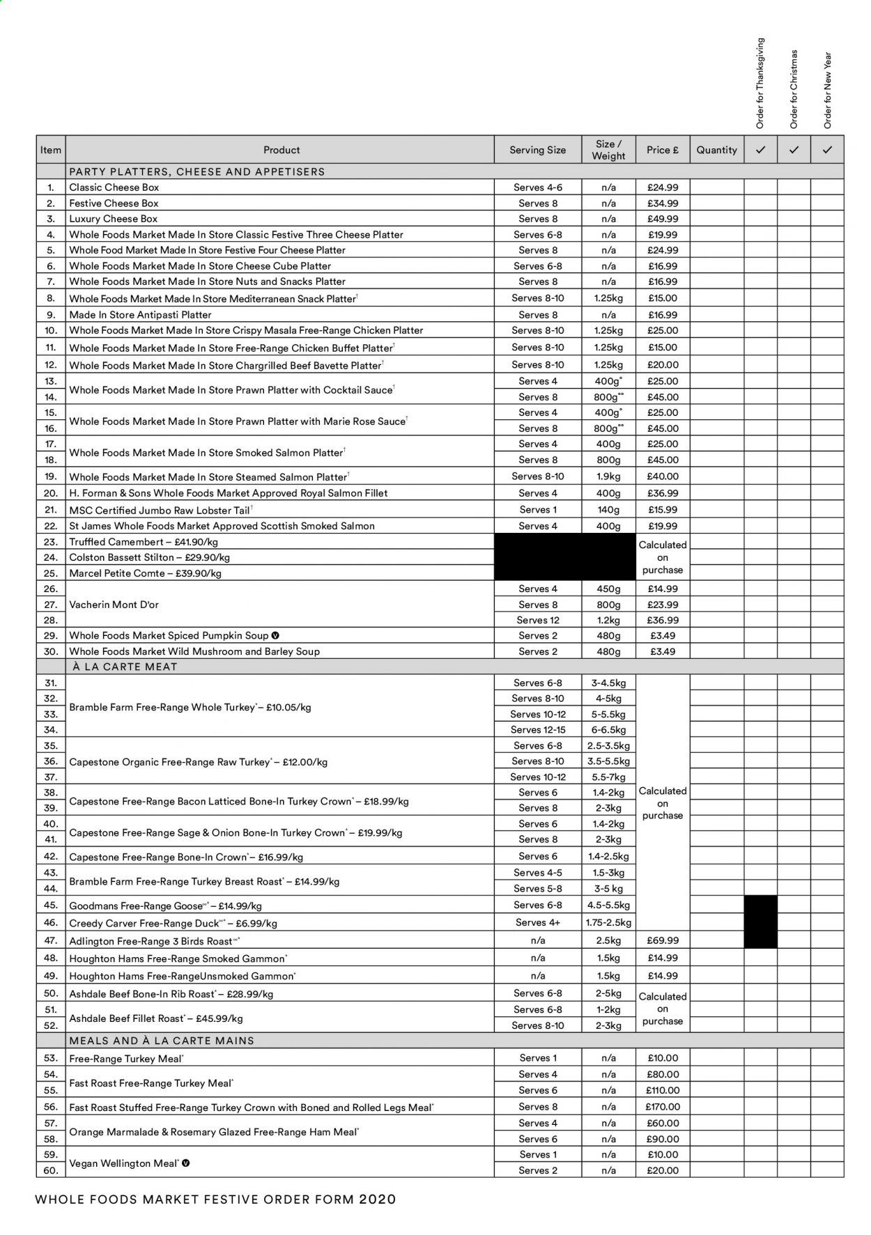 Whole Foods Market Weekly Ad Flyer November 2 to November 9