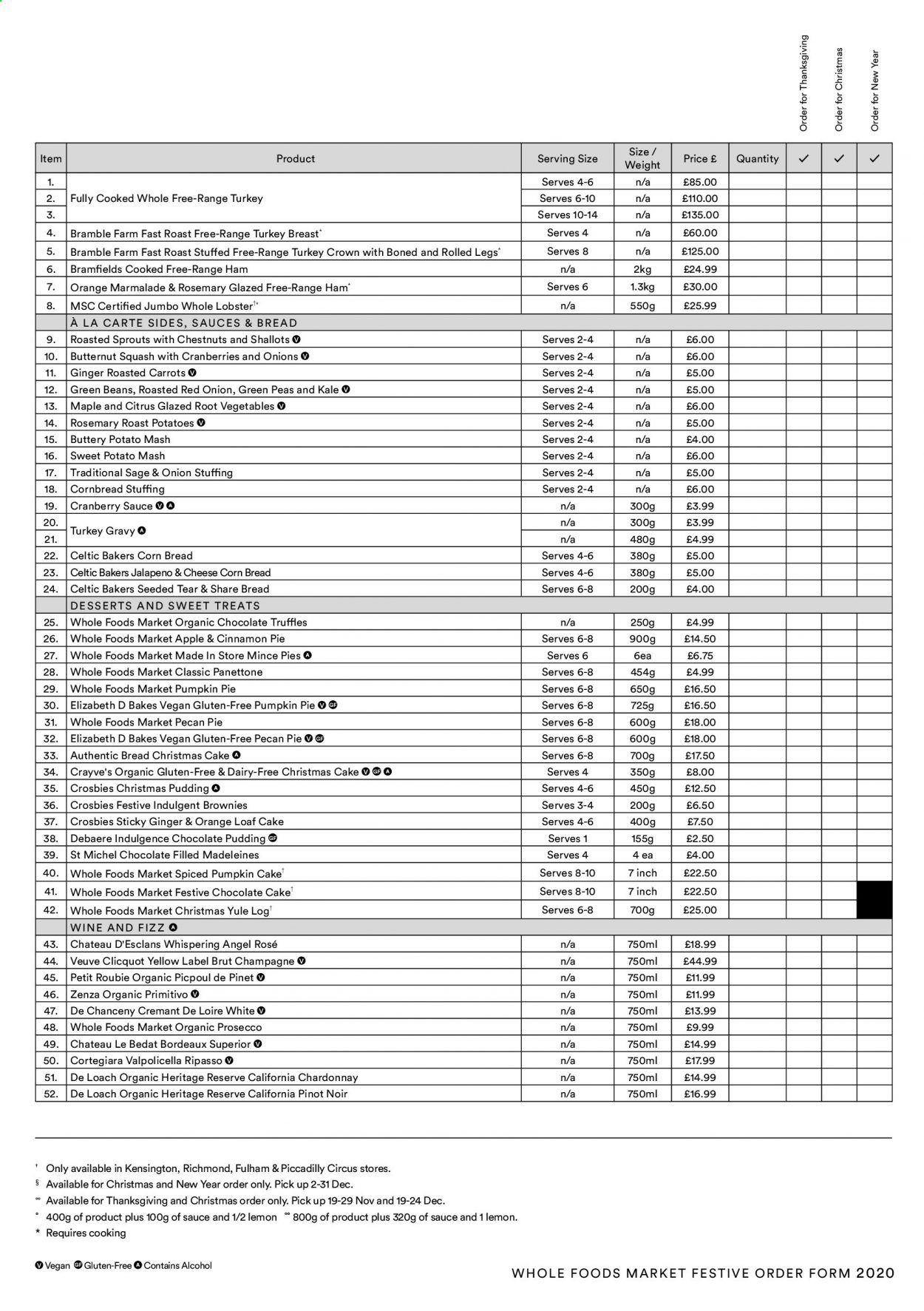 Whole Foods Market Weekly Ad Flyer November 2 to November 9